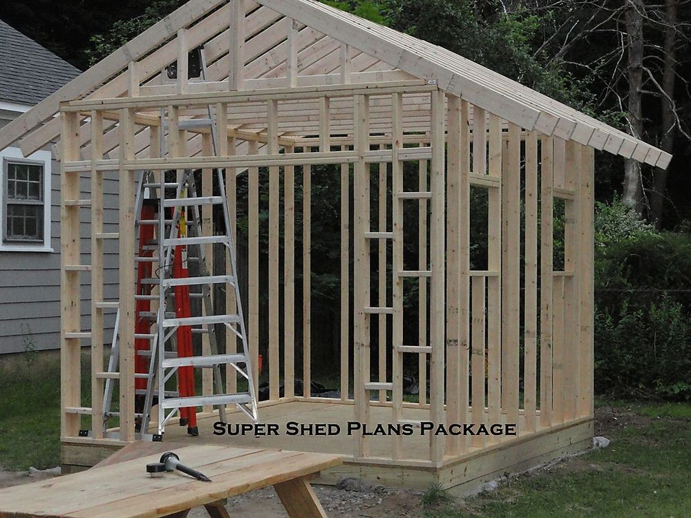 DIY Barn Plans
 Custom Design Shed Plans 6x8 Gable Storage DIY