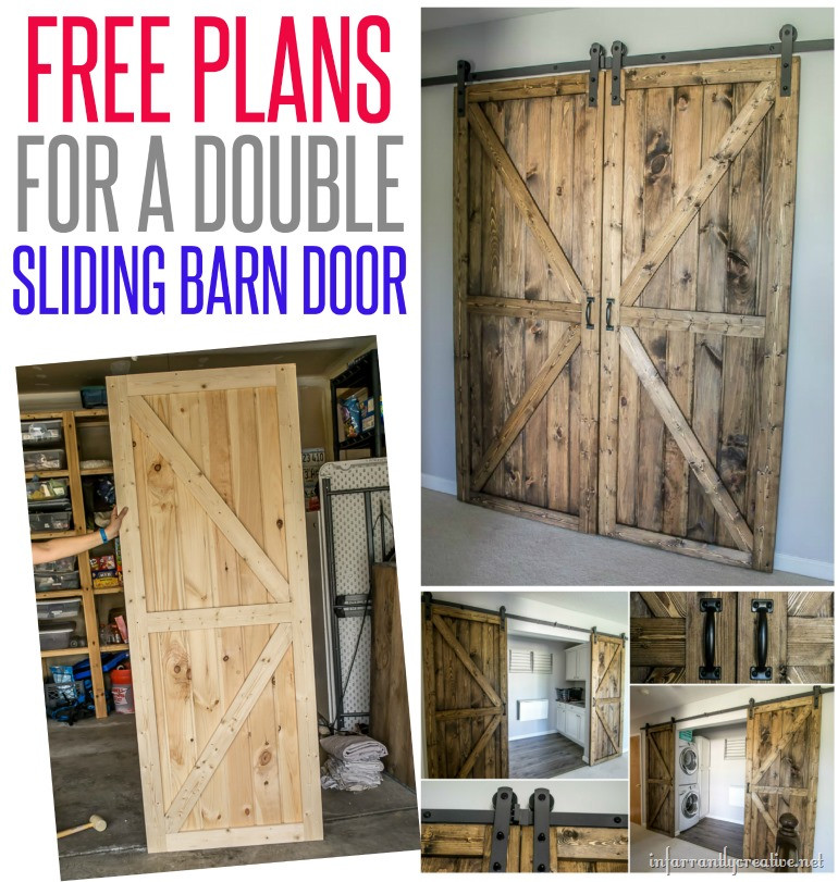 DIY Barn Plans
 DIY Sliding Double Barn Doors Reclaimed Wood