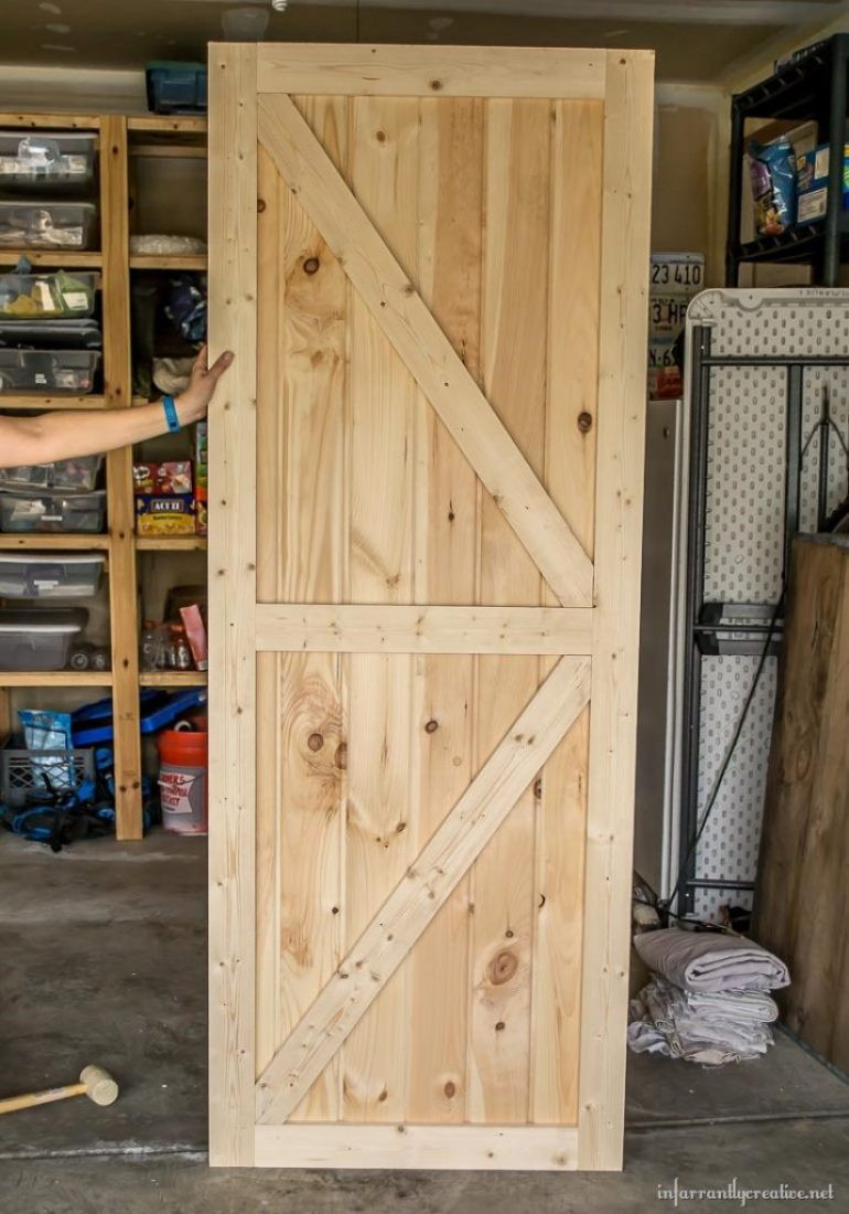 DIY Barn Plans
 DIY Double Barn Door Plans Infarrantly Creative