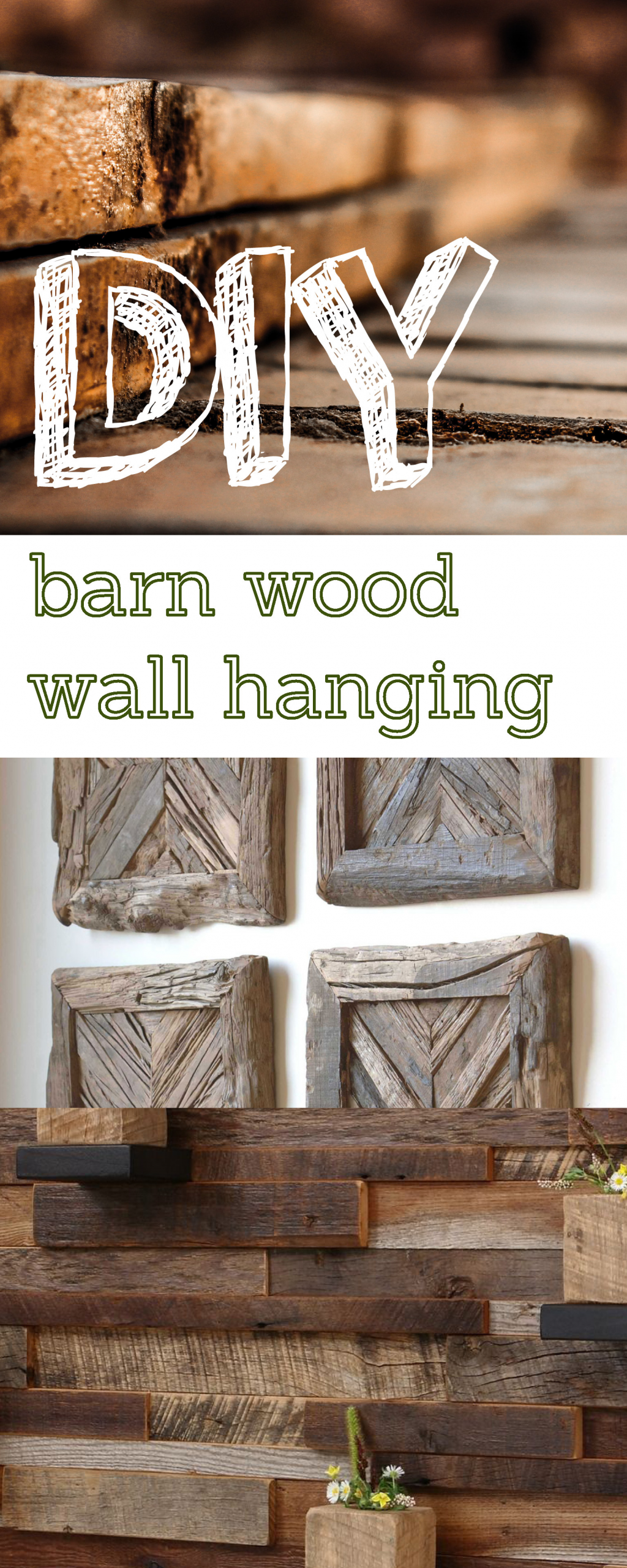 DIY Barn Wood Wall
 DIY Barn Wood Wall Hanging – Making DIY Fun