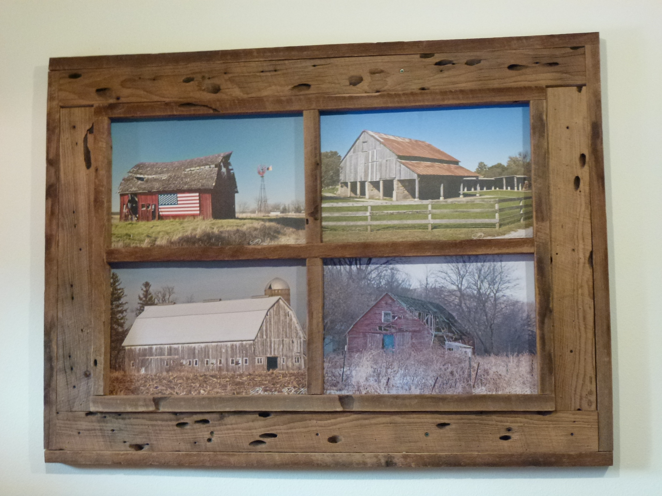 DIY Barnwood Picture Frame
 Ana White