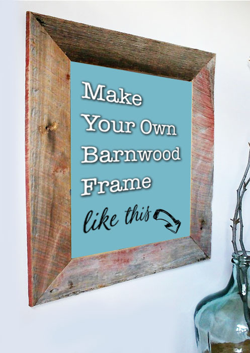 DIY Barnwood Picture Frame
 DIY Barn Wood Picture Frame Pretty Handy Girl