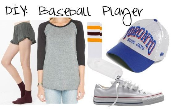 DIY Baseball Player Costume
 17 Best images about Halloween at Brandy on Pinterest