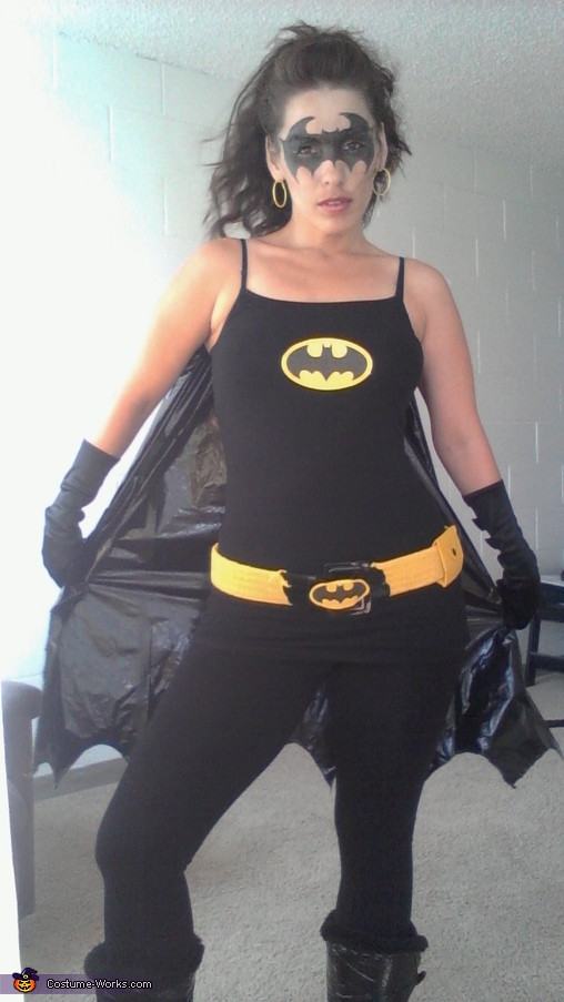 DIY Batgirl Costume For Adults
 Homemade Batgirl Adult Costume 2 3