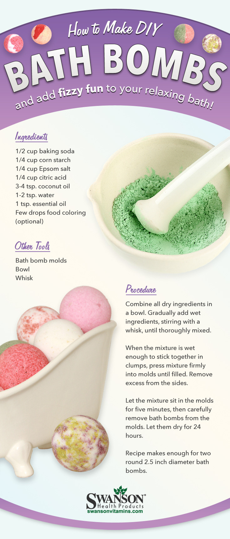 DIY Bath Bombs For Kids
 DIY Bath Bomb Recipe