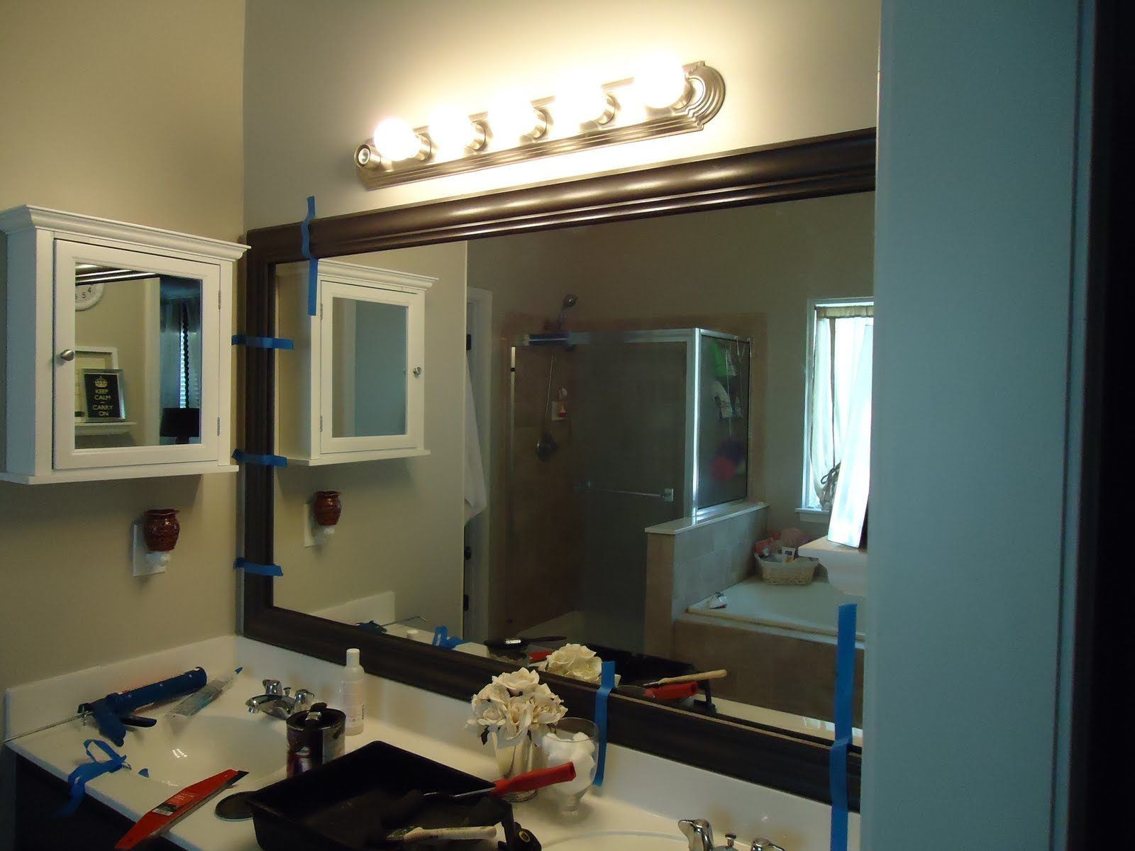 Diy Bathroom Vanity Light Cover
 25 DIY Vanity Mirror Ideas with Lights（画像あり）