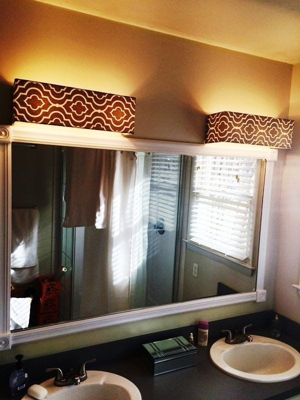 Diy Bathroom Vanity Light Cover
 10 best images about light fixtures on Pinterest