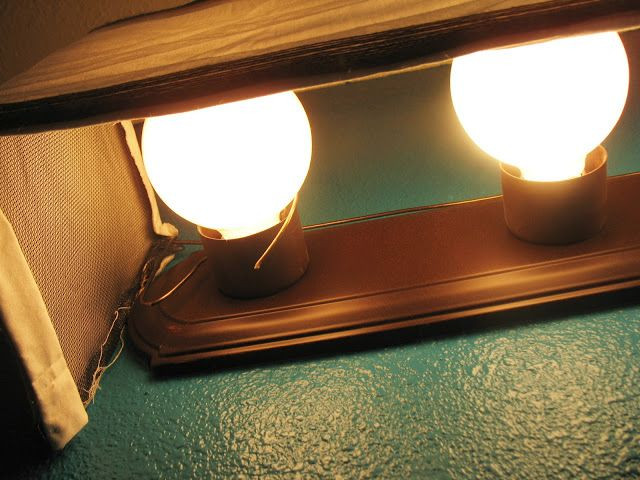 Diy Bathroom Vanity Light Cover
 Bathroom mini makeover