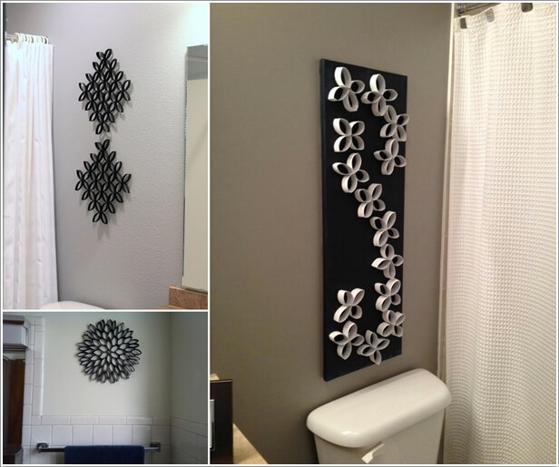 Diy Bathroom Wall Art
 10 Creative DIY Bathroom Wall Decor Ideas