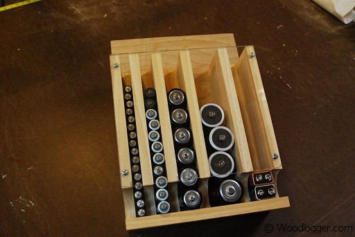 DIY Battery Organizer
 Make a Simple Wall mounted Battery Organizer