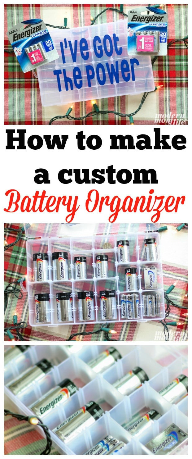 DIY Battery Organizer
 DIY Battery Organizer Modern Mom Life