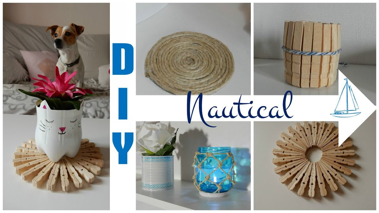 DIY Beach Room Decor
 Nautical themed room decor 2 Beach decor DIY Déco à