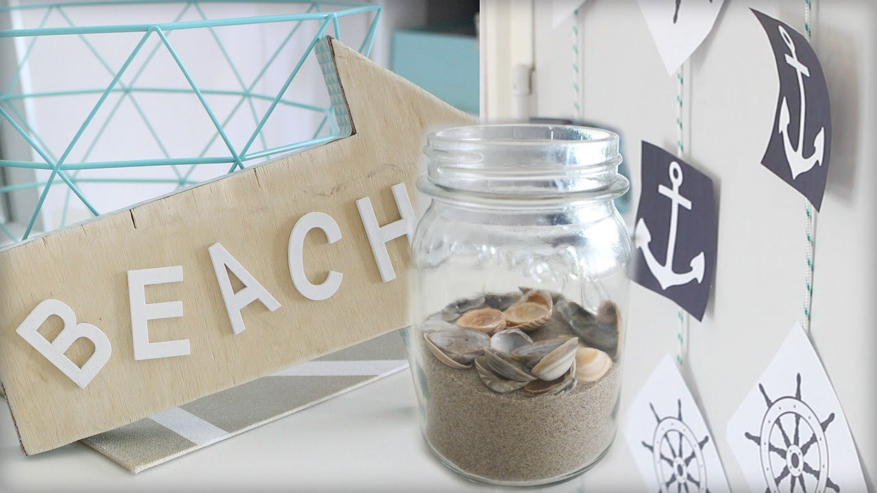 DIY Beach Room Decor
 diy beach themed room decor