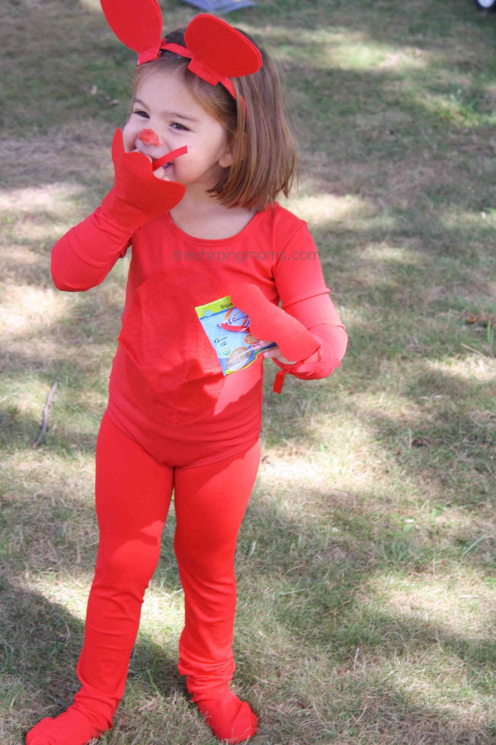 DIY Bear Costume
 DIY Gummy Bear Costume from Courtney The Chirping Moms