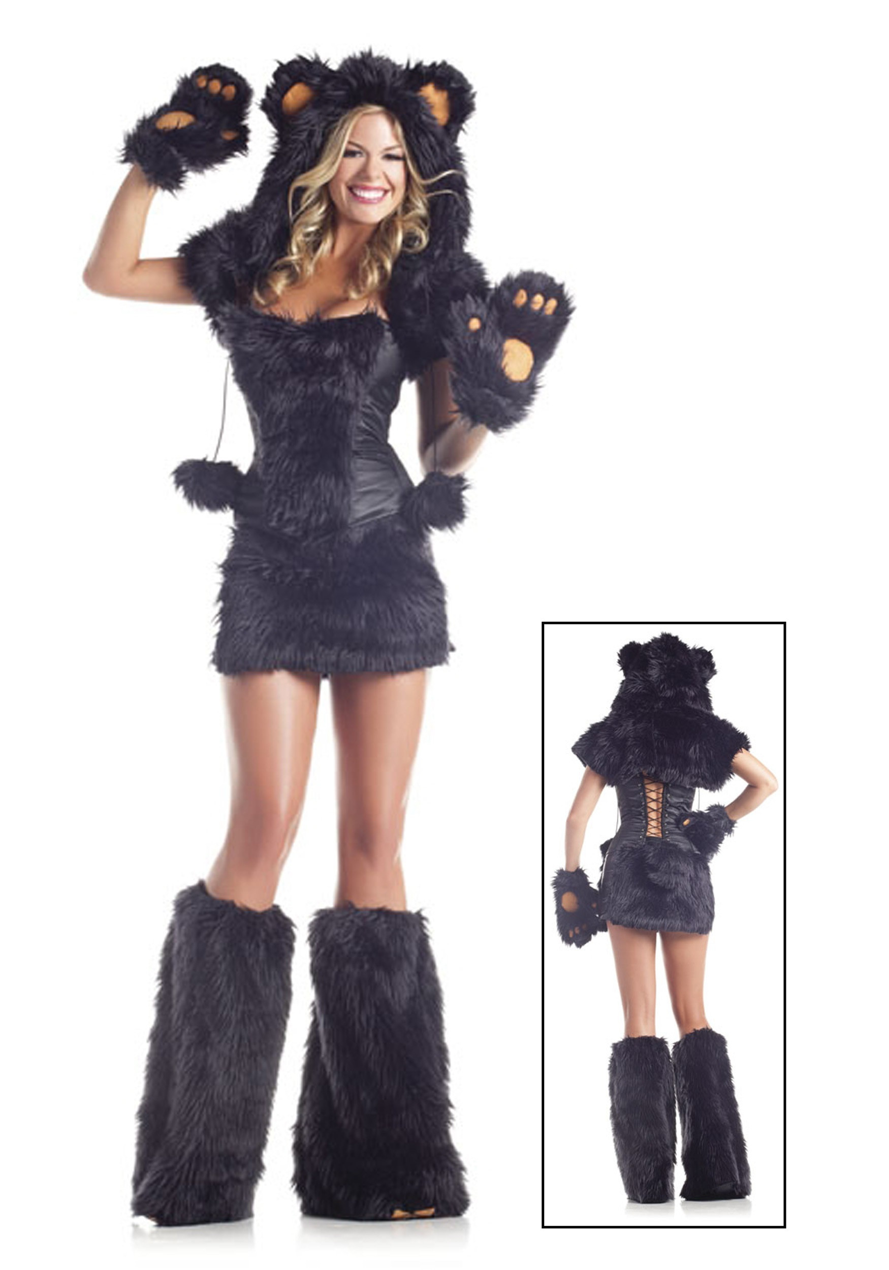 DIY Bear Costume
 y Deluxe Black Bear Costume for Women