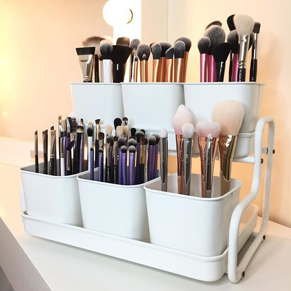 DIY Beauty Organizers
 DIY Makeup Brush Organizer Ideas All For Fashions