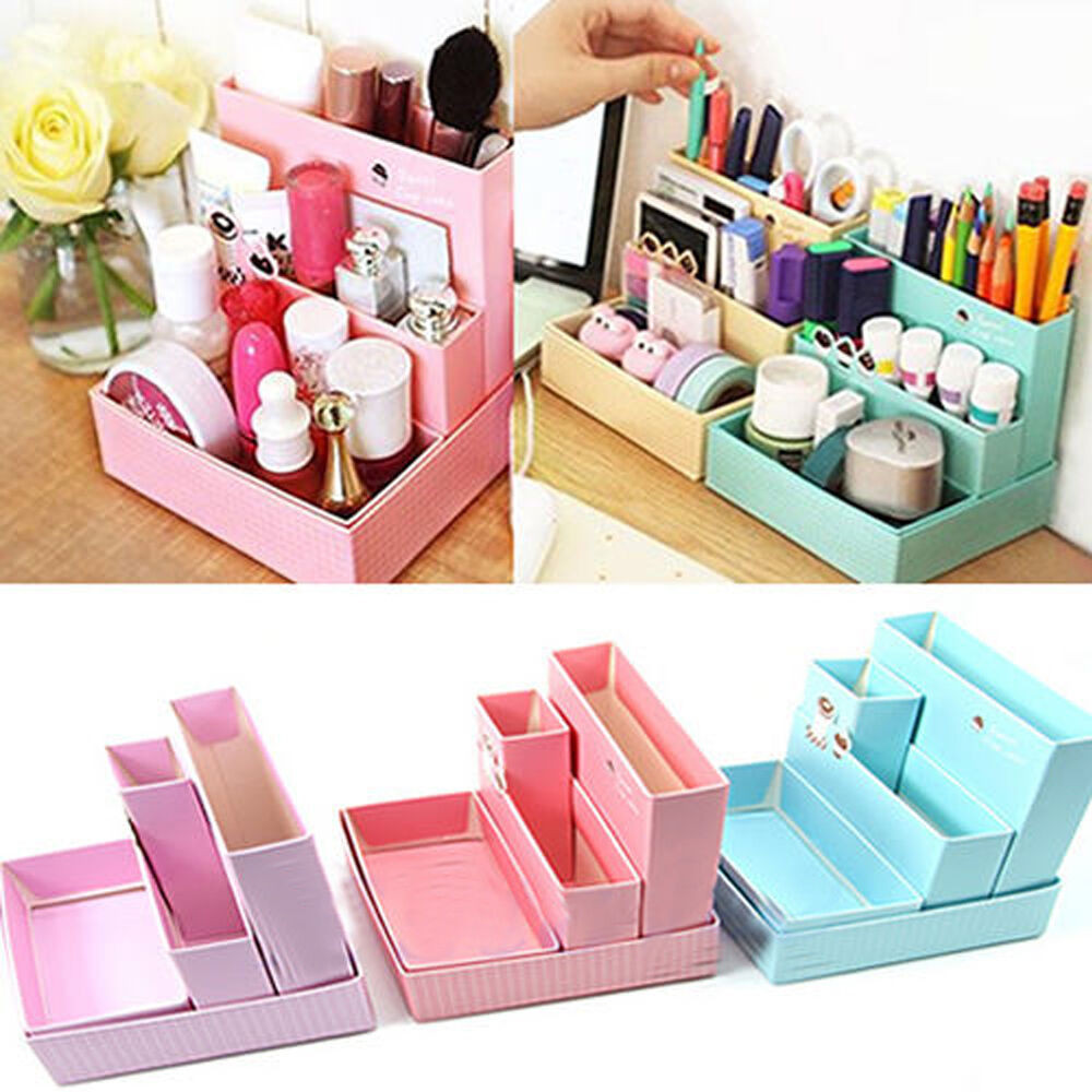 DIY Beauty Organizers
 Home DIY Makeup Organizer fice Paper Board Storage Box