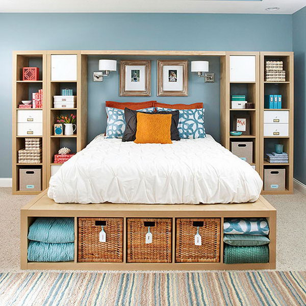 Diy Bedroom Storage
 25 Creative Ideas for Bedroom Storage Hative