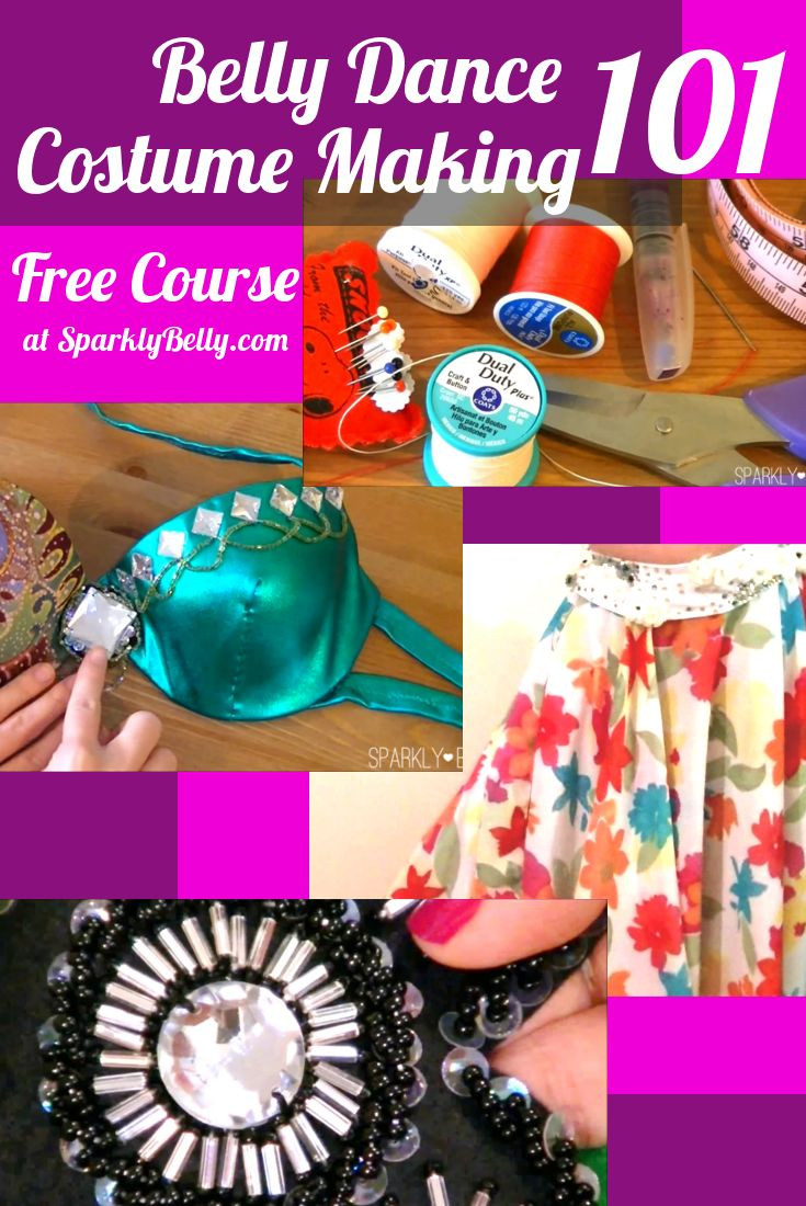 DIY Belly Dancer Costume
 Get your FREE email course at Sparkly Belly Belly Dance