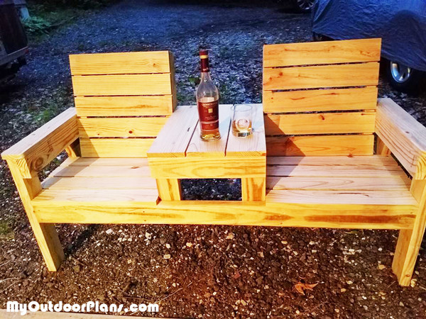 DIY Bench Plans
 DIY Wood Bench MyOutdoorPlans