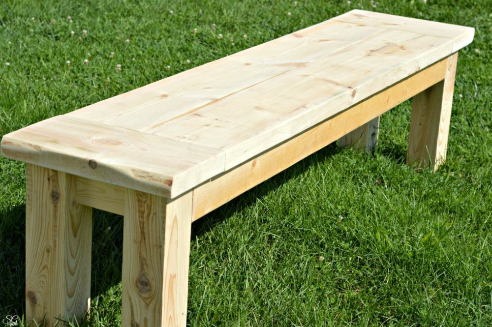 DIY Bench Plans
 DIY Rustic Seating Bench