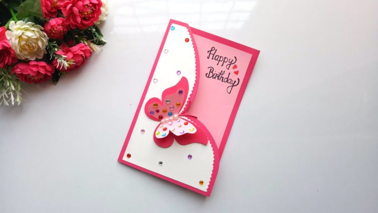 Diy Birthday Card Ideas
 Beautiful Handmade Birthday Card idea DIY GREETING cards