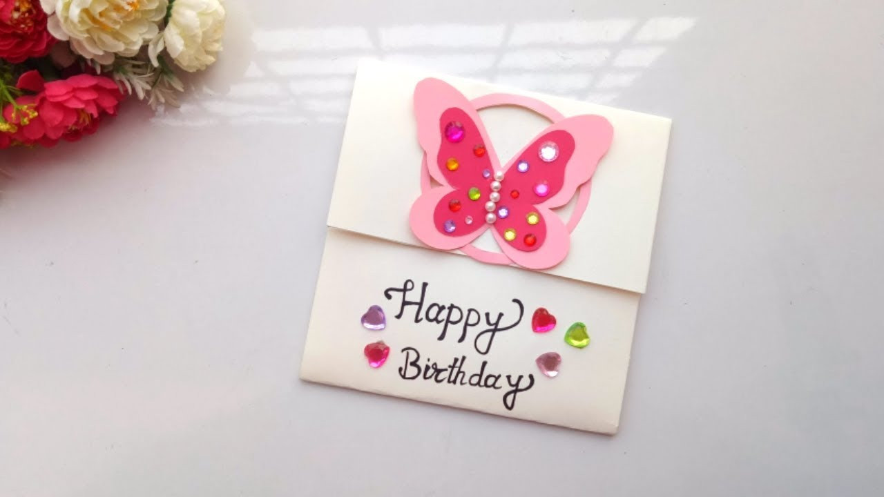 Diy Birthday Card Ideas
 Beautiful Handmade Birthday Card idea DIY GREETING cards