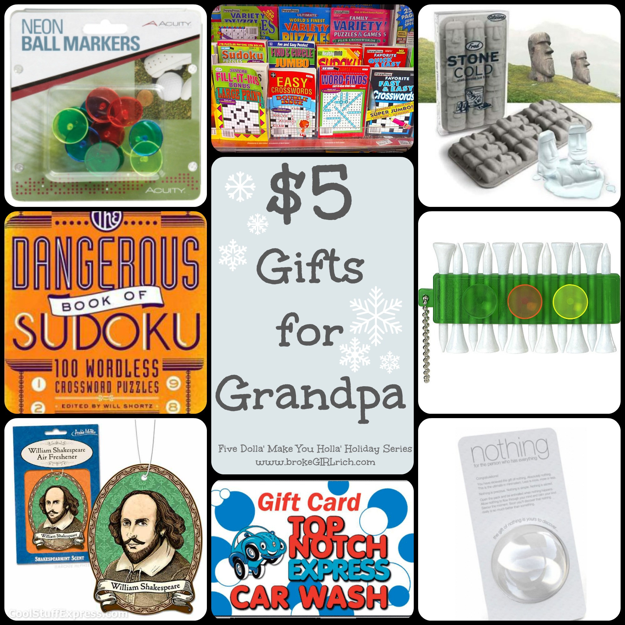 DIY Birthday Gifts For Grandpa
 Five Dolla Make You Holla Holiday Series Grandpa