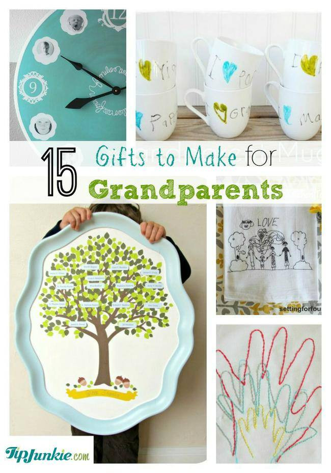 DIY Birthday Gifts For Grandpa
 15 Thoughtful Gifts to Make for Grandparents – Tip Junkie