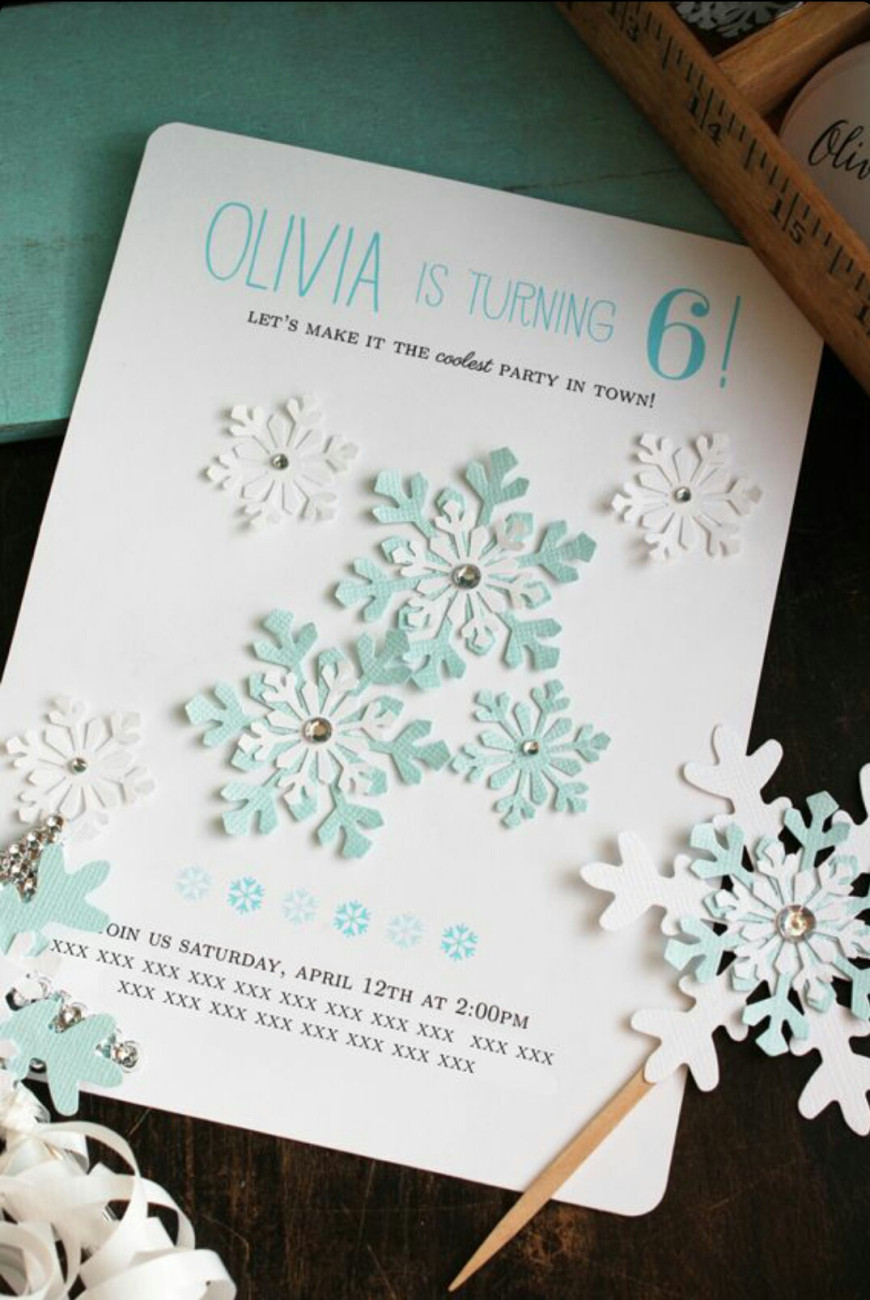 Diy Birthday Party Invitations
 A DIY Frozen Birthday