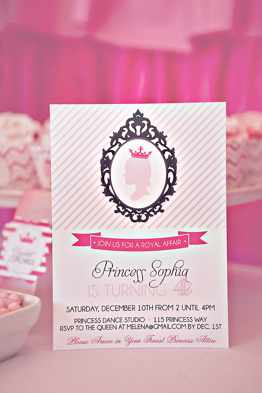 Diy Birthday Party Invitations
 DIY Printable Princess Party Invitation