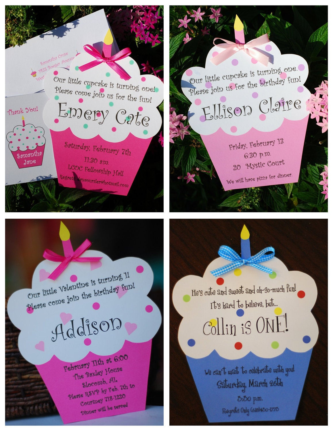 Diy Birthday Party Invitations
 DIY Cupcake Birthday Invitation