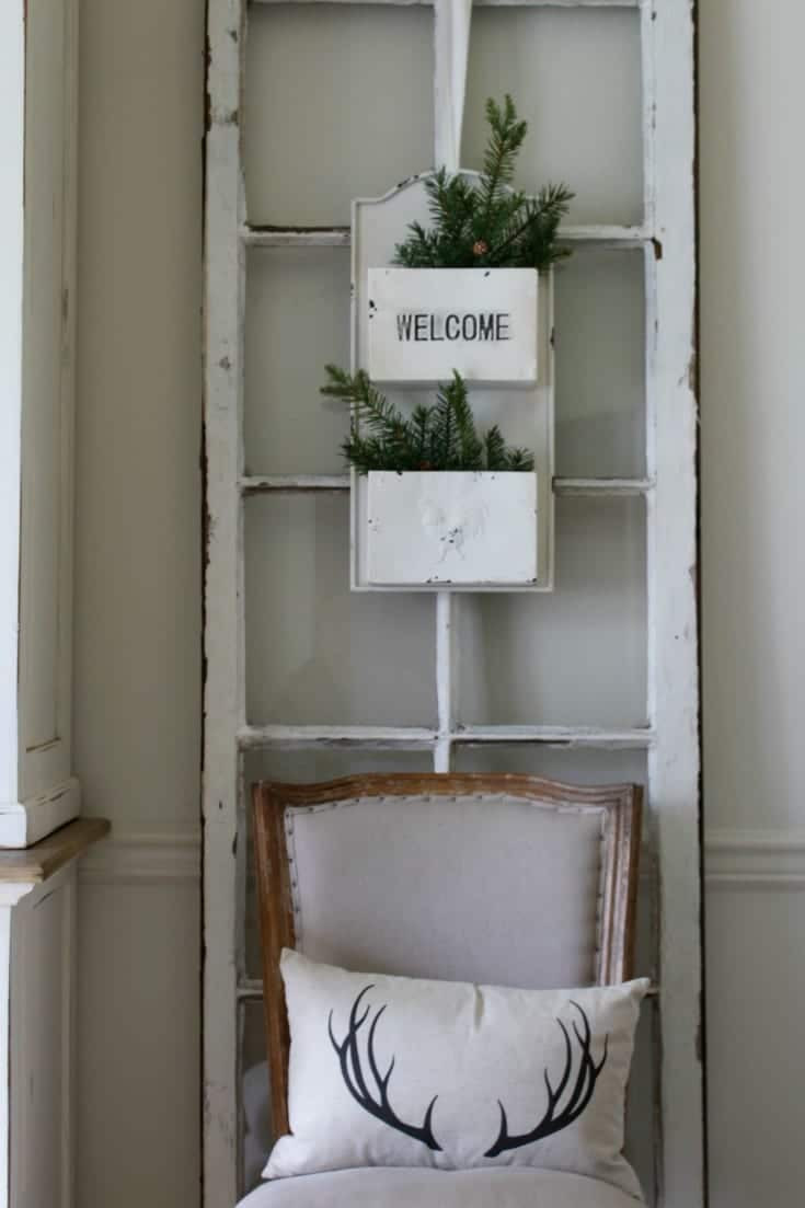 DIY Blog Home Decor
 Shabby Chic Farmhouse Christmas The Design Twins