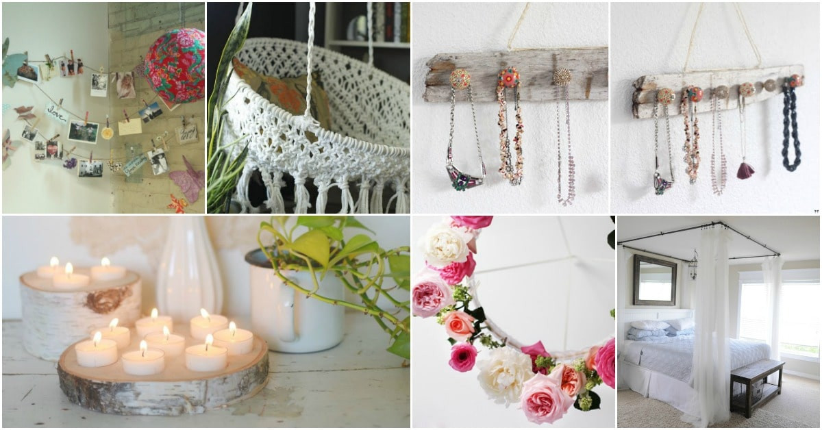 DIY Bohemian Decor
 20 DIY Boho Chic Decor Ideas That Add Charm To Your Home