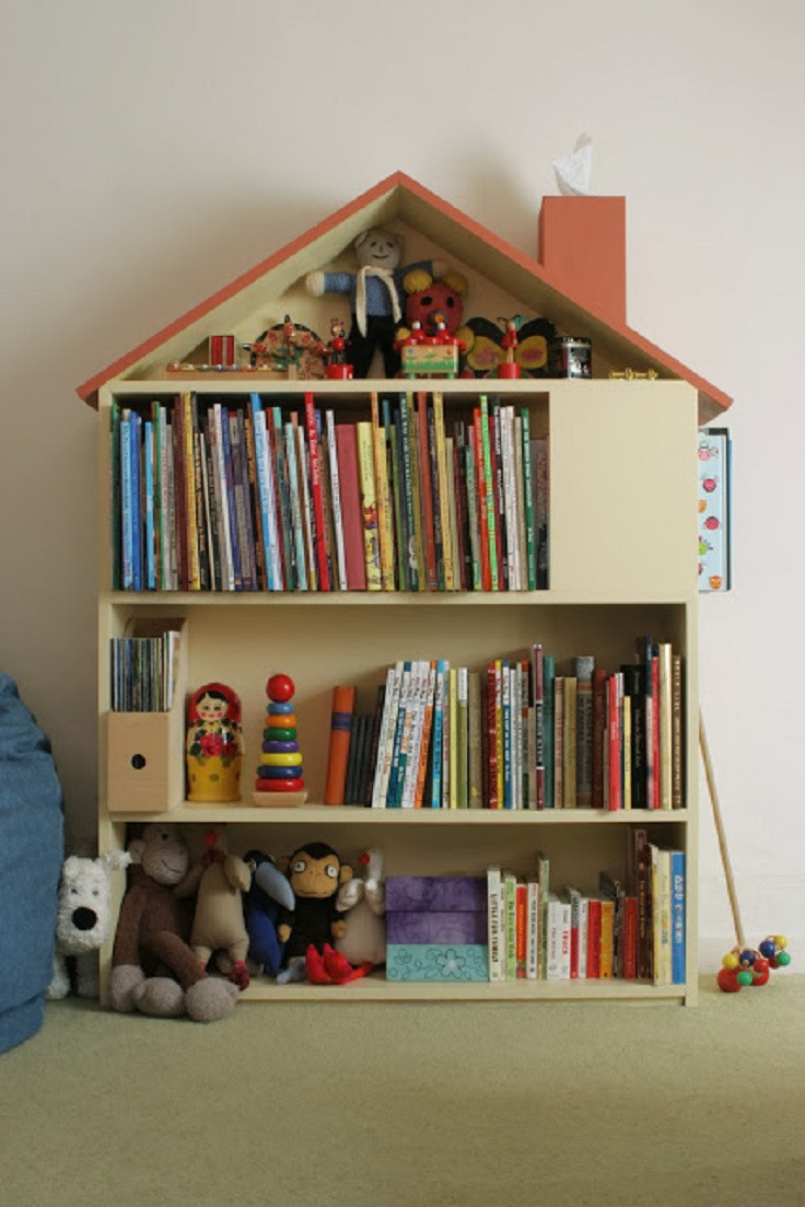 DIY Bookshelf For Kids
 Top 10 DIY Kid’s Book Storage Ideas Top Inspired