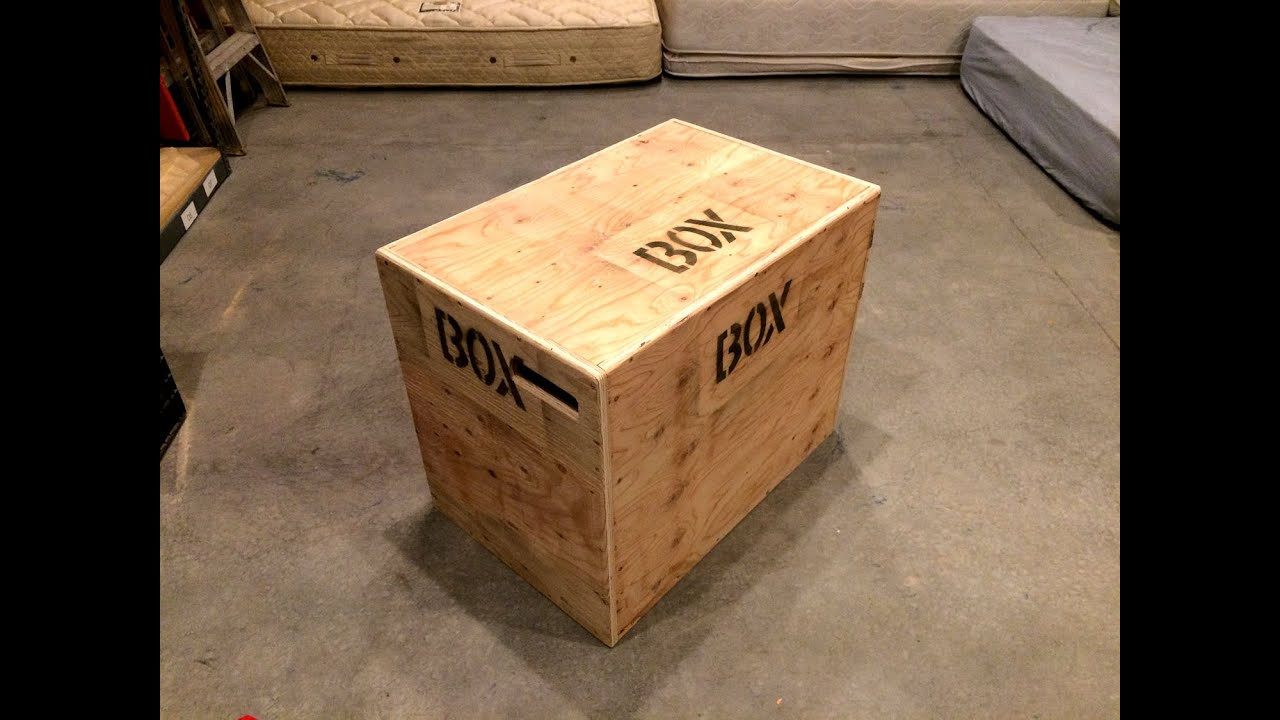 DIY Box Jump
 How To Build An Easy 3 in 1 CrossFit Jump Box With A