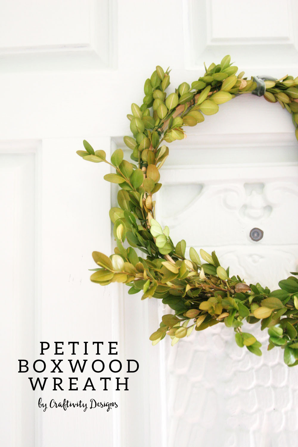 DIY Boxwood Wreath
 How to Make a Boxwood Wreath – Craftivity Designs