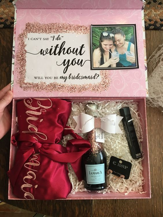 DIY Bridesmaid Proposal Box
 20 Bridesmaid Proposal Ideas – "Will You Be My Bridesmaid