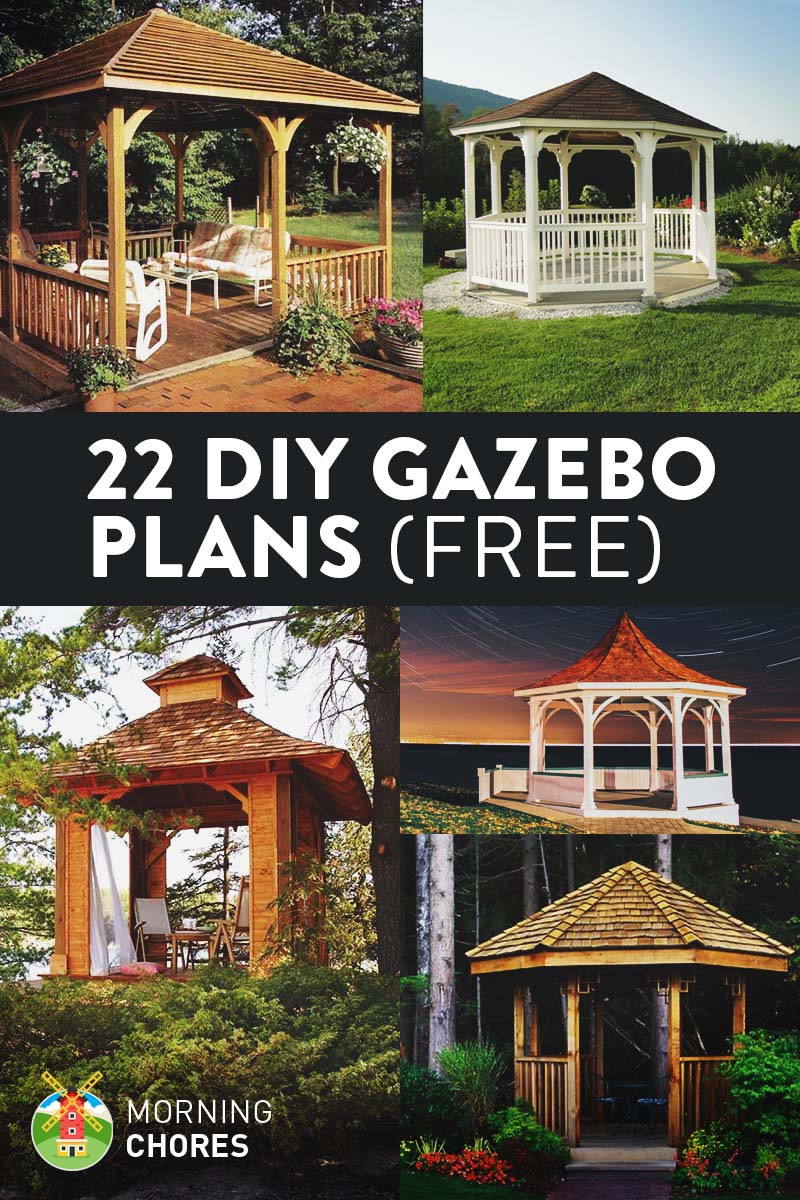 DIY Building Plans
 22 Free DIY Gazebo Plans & Ideas to Build with Step by