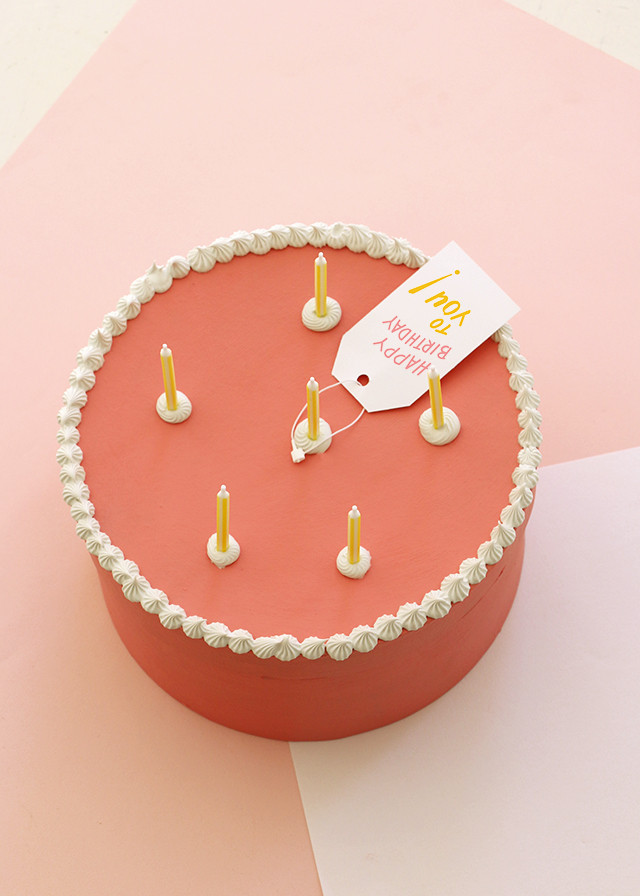 DIY Cake Box
 DIY Gift Box Cakes w Avery Printable Tags – Alana Jones Mann