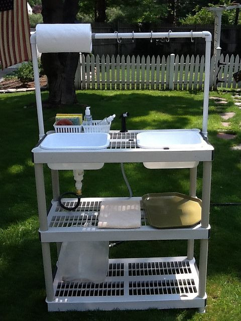 DIY Camp Kitchen Organizer
 DIY Camp Kitchen w Working Sink [Tutorial] made from a