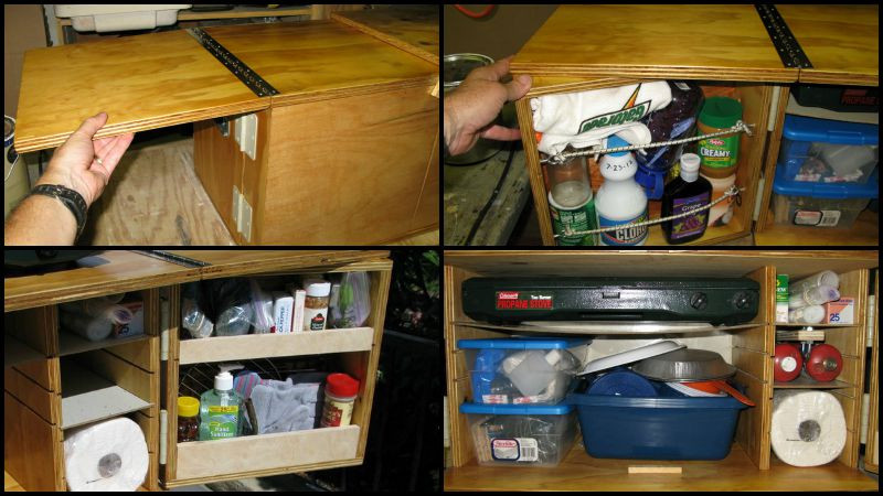 DIY Camp Kitchen Organizer
 Build a portable camp kitchen for your next picnic or