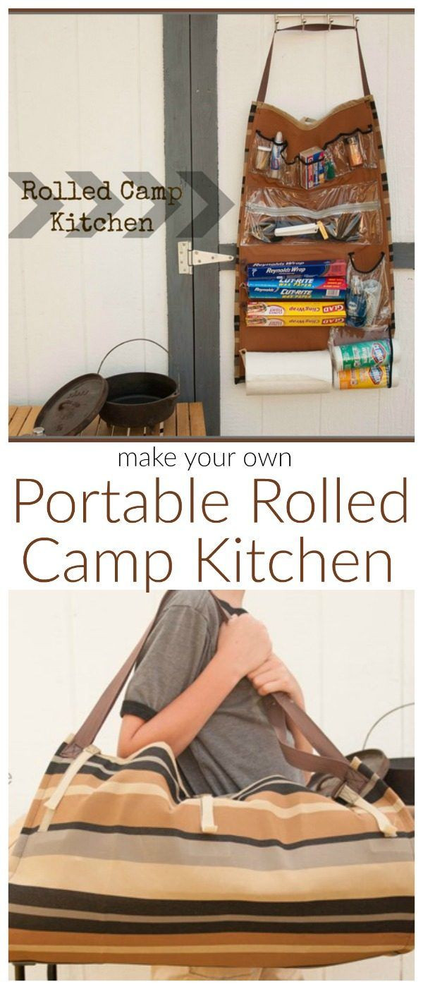 DIY Camp Kitchen Organizer
 Camp Kitchen Organizer Rolled Camp Kitchen