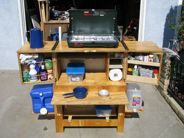 DIY Camp Kitchen Organizer
 DIY Camp Kitchen Chuck Box The Prepared Page
