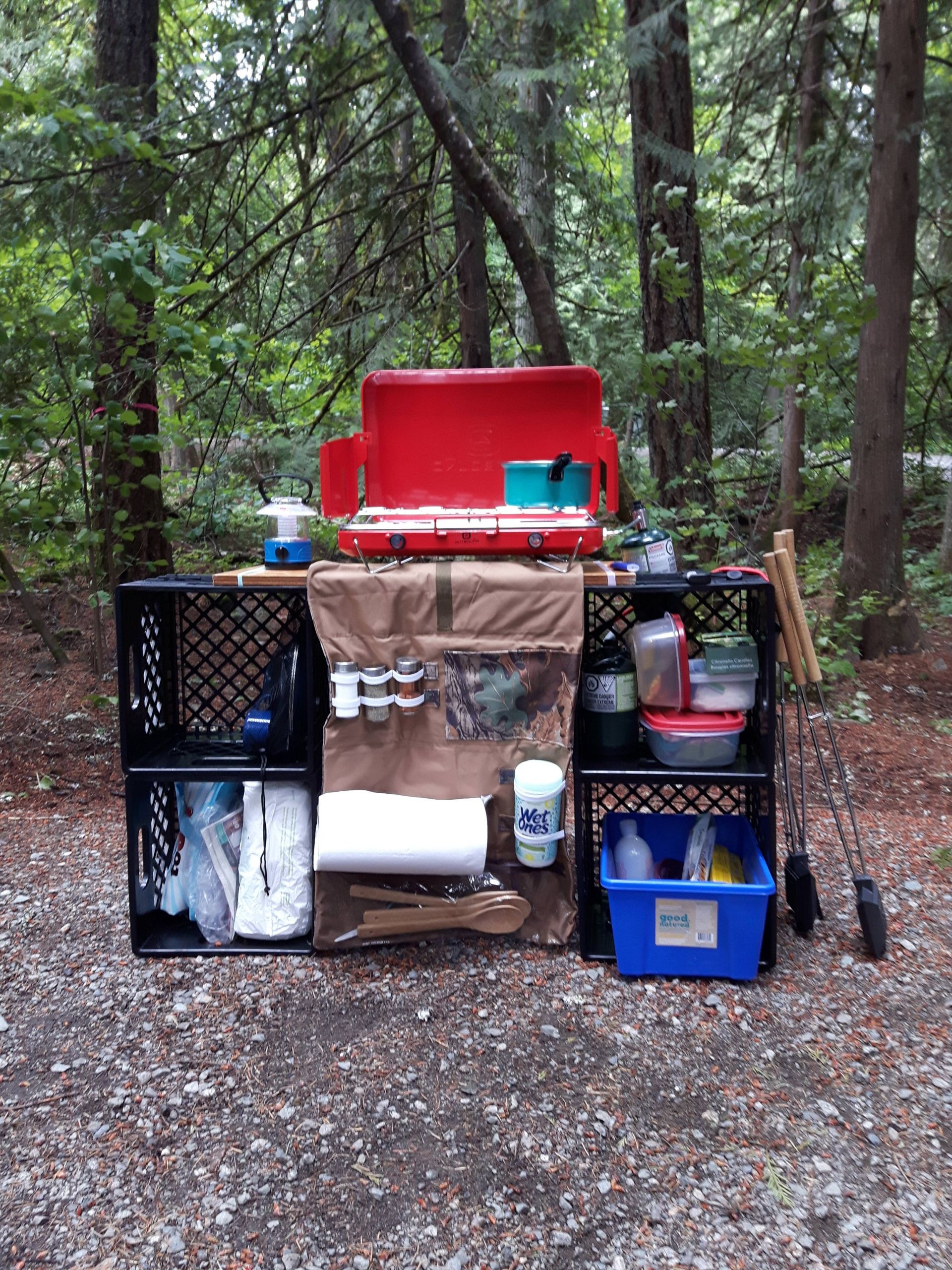 DIY Camp Kitchen Organizer
 Tutorial Roll up camp kitchen organizer – Sewing