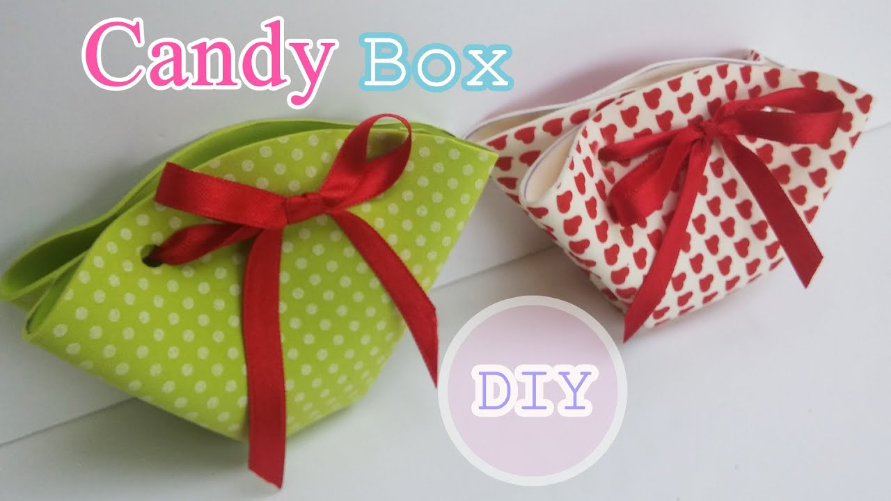 DIY Candy Box
 Colorful Sweet Candy Box very easy Ana