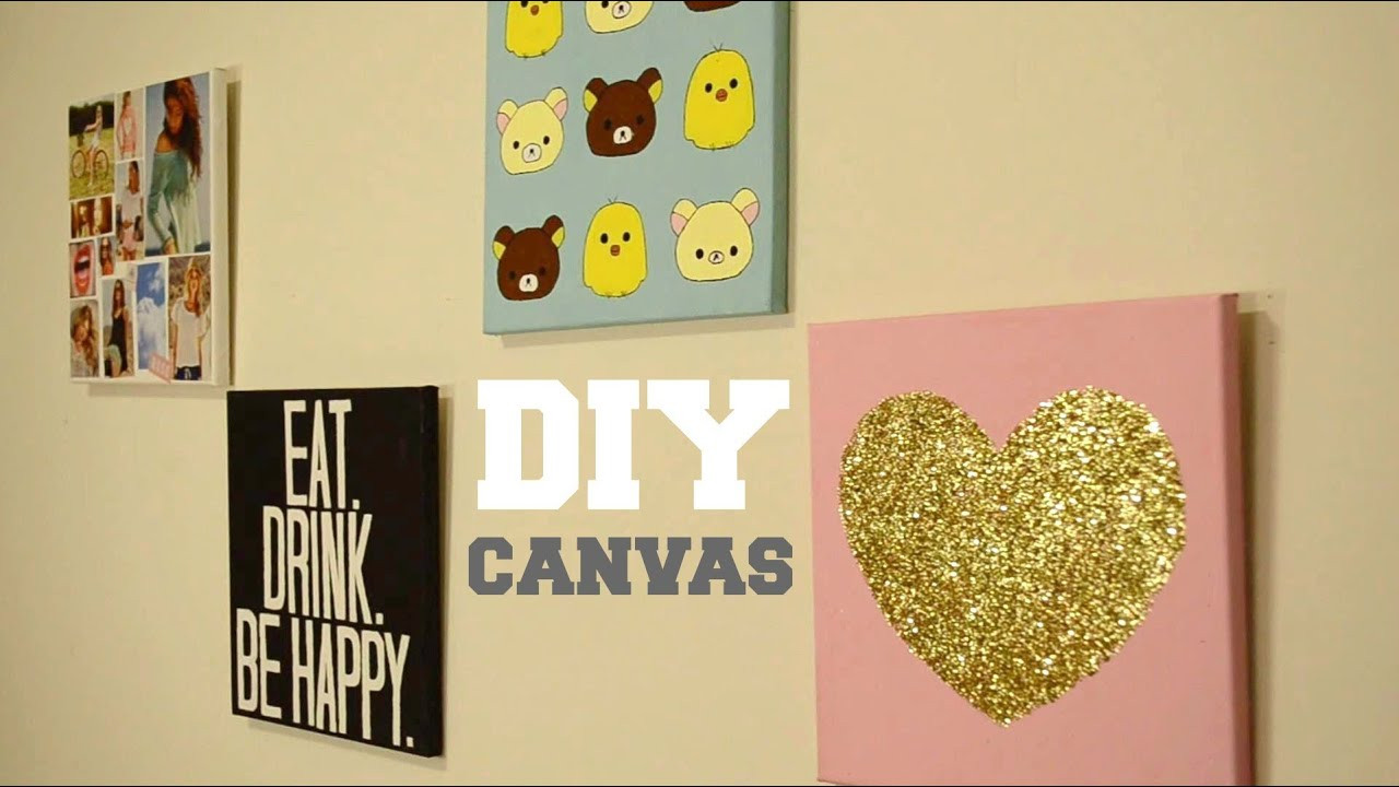 DIY Canvas Wall Decor
 DIY Wall Decor Custom Canvas