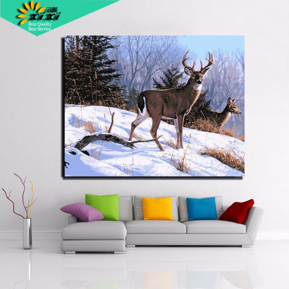 DIY Canvas Wall Decor
 40 50 cm Digital DIY oil painting on canvas wall art