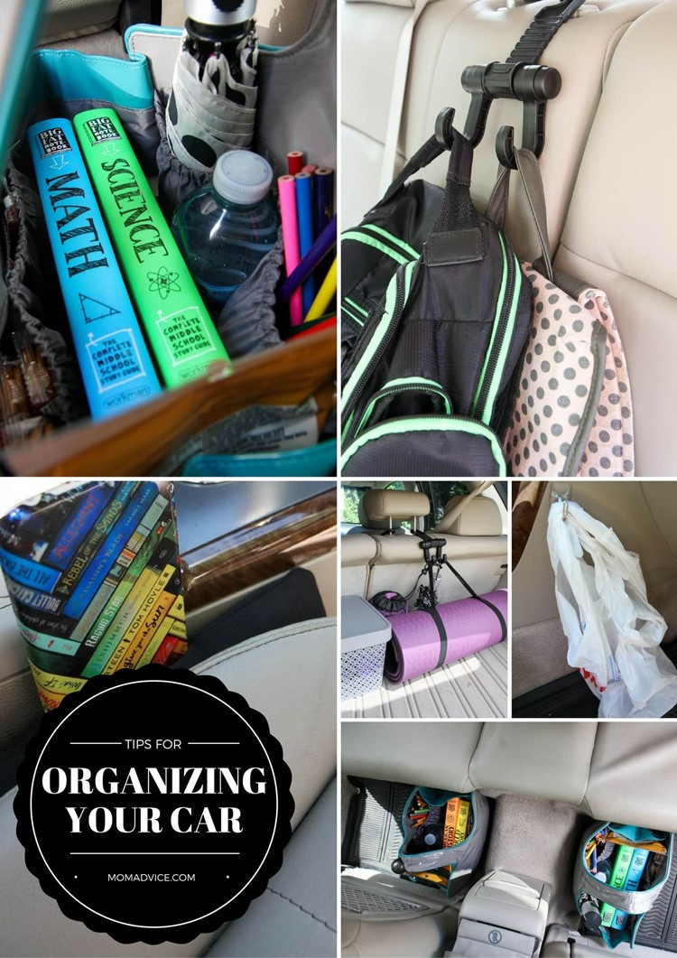 DIY Car Organization Ideas
 DIY Car Organizing Tips Giveaway with Big Fat Notebooks