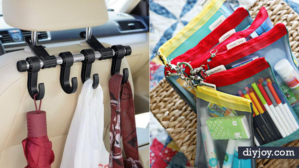 DIY Car Organization Ideas
 35 Genius DIY Car Organizing Ideas